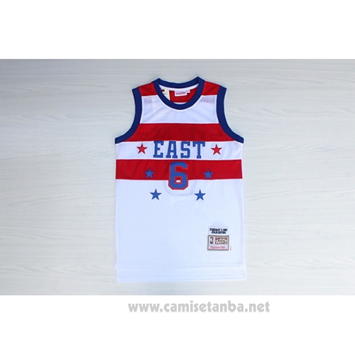 Camiseta All Star 1980 Julius Erving #6 Blanco